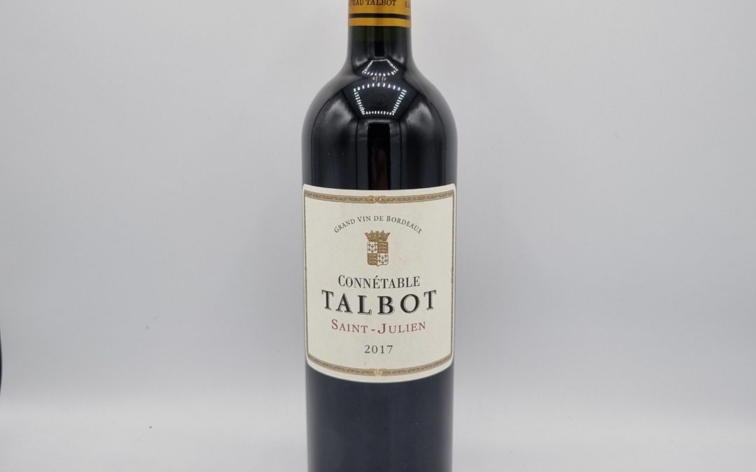 Caviste Menton – Vieille Ville -Château Talbot – Connétable de Talbot – AOC Saint Julien 2017